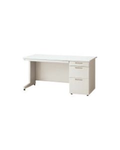 โต๊ะทำงานแขนเดี่ยว RJ-147D-3 WH สีขาว ลิ้นชัก D (364826)