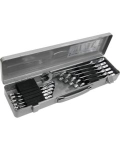 Rachet Ring Wrench Set .Racheting Spanner Head.Flex Head 1ชุด