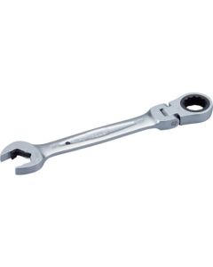 ประแจแหวนข้างปากตาย คอพับได้ 18mm