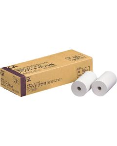 กระดาษม้วนความร้อนสำหรับขั้วพกพา กว้าง 58 มม. x เส้นผ่านศูนย์กลาง 30 มม. ประมาณ 11 ม