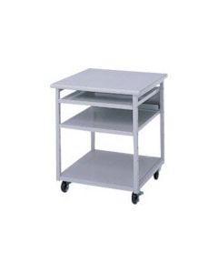 ชั้นวางเครื่องพิมพ์ W600 x D600 x H700mm สีขาวเทา