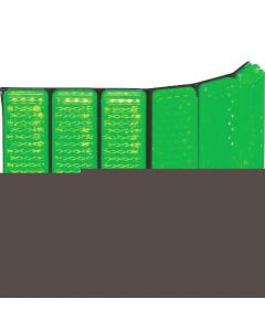 เทปสะท้อนแสง 50mm x 70mm สีเขียว (1 ชิ้น)