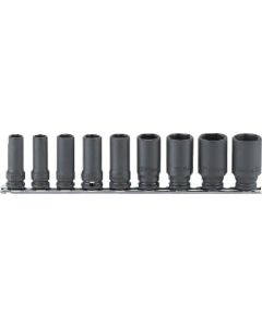 Socket Set On Rail 3/8Sq.Dr. Impact Deep Socket 1อัน