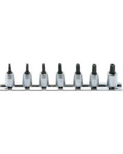 ชุดดอกสว่าน Torx Plus ป้องกันการงัดแงะ 6.35 มม. 7 ชิ้น