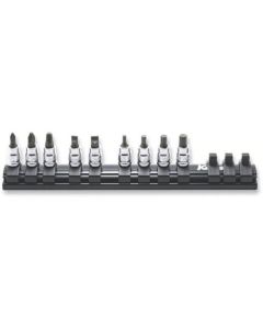 Bit Socket Set On Rail 1/4Sq.Dr. 1ชุด