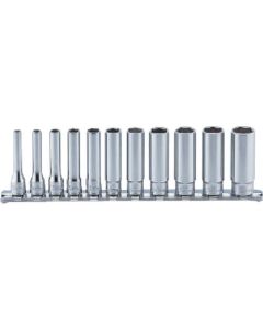 Socket Set On Rail 1/4Sq.Dr. 6-P 1อัน