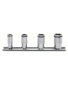 Semideep Nut Grip Socket Set 1/4Sq.Dr. On Rail 1อัน