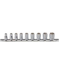 Socket Set On Rail 1/4Sq.Dr. 12-P 1อัน