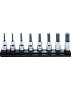 Z-EAL ชุดลูกบล็อกดอกไขควง หัวหกเหลี่ยม 3/8" (50mm) (8 ตัว)