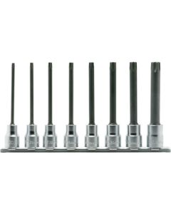 Torx Socket Set On Rail 3/8Sq.Dr. 1อัน