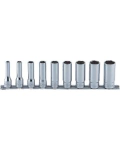 Socket Set On Rail 3/8Sq.Dr. 6-P Deep 1อัน