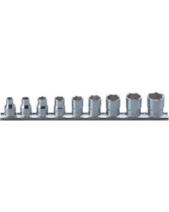 Socket Set On Rail 3/8Sq.Dr. 12-P 1อัน