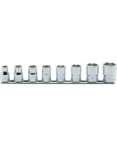 Socket Set On Rail 3/8Sq.Dr. 1อัน