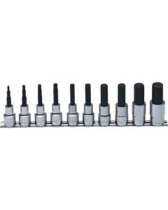 Bit Socket Set On Rail 1/2Sq.Dr. 1อัน