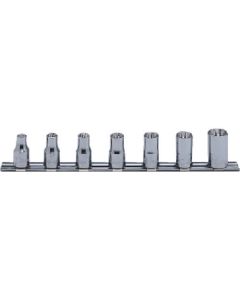 Socket Set On Rail 1/2Sq.Dr. Torx 1อัน