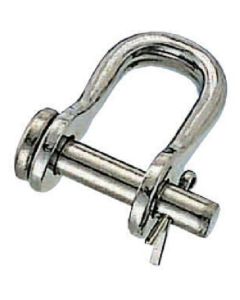 Stainless Steel Half-Round D-ShackleCotter Pin type 1อัน