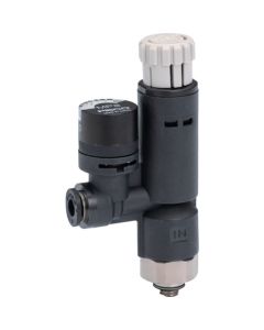 Regulatot Push-lock type Gauge Mounted Elbow