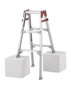 Aluminum Two-Way Ladder with Adjustable Leg RYZ type 1อัน