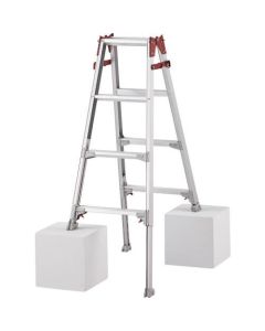 Aluminum Two-Way Ladder with Adjustable Leg RYZ type 1อัน