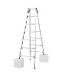 Aluminum Two-Way Ladder with Adjustable Leg RYZ type 1อัน