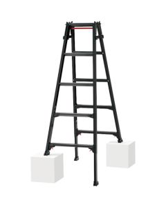 Aluminum Two-Way Ladder with Adjustable Leg RYZB type  อันละ 1 อัน