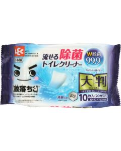 GN ANTIBACTERIAL TOILET CLEANER (FLUSHABLE) LARGE SIZE 10 SHT 48อัน