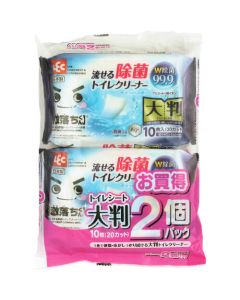 GN ANTIBACTERIAL TOILET CLEANER (FLUSHABLE) LARGE SIZE 10 SHT X 2 PCS 24อัน