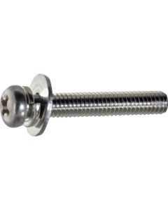 Pan Head Screw with Washer  ใบละ 120 เส้น
