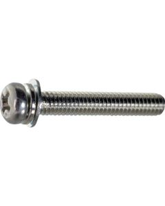 Pan Head Screw with Washer  ใบละ 1,100 เส้น
