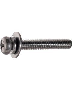 Stainless Steel Pan Head Screw with Washer  ใบละ 210 เส้น