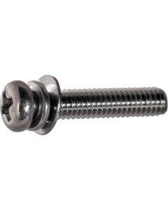 Stainless Steel Pan Head Screw  with Washer  ใบละ 540 เส้น