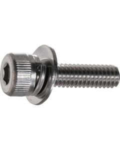 Stainless Steel Hexagon Socket Head Cap Bolt With Washer  ใบละ 130 เส้น
