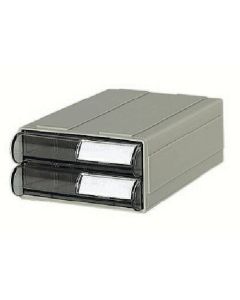 ตลับกระดาษสำหรับธุรกิจประเภท S หน่วยเดียว W125 x D192 x H63 2 ลิ้นชัก