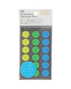 Circular Masking Tape Patches