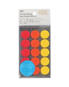 Circular Masking Tape Patches