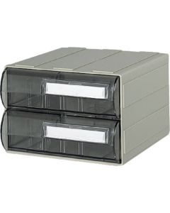 ตลับกระดาษสำหรับธุรกิจประเภท S หน่วยเดียว W186 x D192 x H125 2 ลิ้นชัก