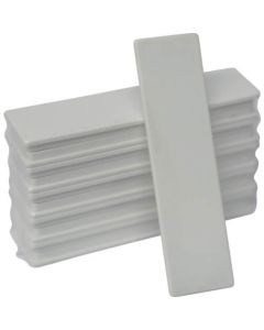 ป้ายชื่อหน้าเดียว ชนิดแม่เหล็ก 22X82 สีขาว (1 แพ็ค(ถุง) = 10 ชิ้น)