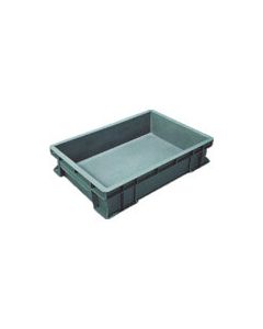 คอนเทนเนอร์ S-type ขนาดด้านในที่มีประสิทธิภาพ 579 x 387 x 124 มม. สีเทา