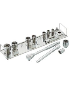SUS Socket Wrench Set (hexagonal type, with tray)