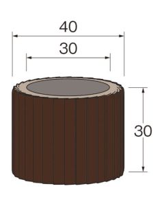แถบรูปหลายเหลี่ยม A (alundum) เส้นผ่านศูนย์กลางภายนอก (มม.): 40 ความกว้าง (มม.): 30 ขนาดอนุภาค (#): 120