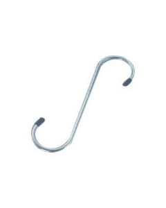 Stainless Steel Long S Hook w/rubber tip 1อัน