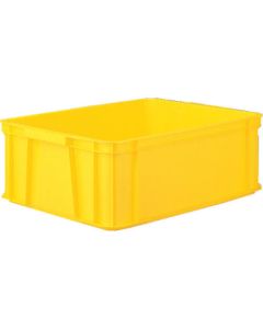 คอนเทนเนอร์ S-type ขนาดภายในที่มีประสิทธิภาพ 660 x 500 x 234 มม. สีเหลือง