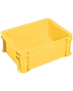 คอนเทนเนอร์ S-type ขนาดภายในที่มีประสิทธิภาพ 309 x 234 x 120 มม. สีเหลือง