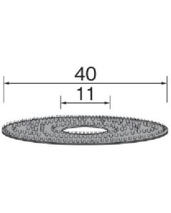 เทปเปลี่ยนเร็วสำหรับแผ่นรองยาง φ40 (20 ชิ้น)