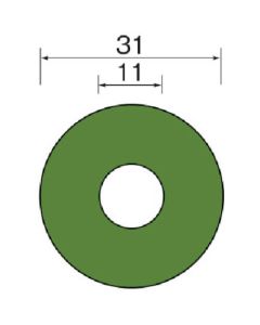 Green Felt Disc ถุงละ 20แผ่น
