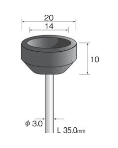 Cup Whetstone ถุงละ 10แผ่น
