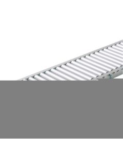 ลูกกลิ้งลำเลียงอะลูมิเนียม เส้นโค้ง φ38.1-W150XP50X90°
