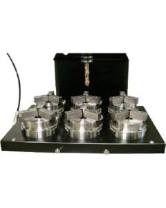 Air jig chuck SAC-4B3-6P 6-station multi-plate specification 3-jaw