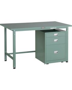 Light-Duty Workbench c/w 3 Cabinets