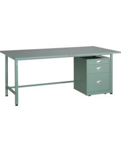 Light-Duty Workbench c/w 3 Cabinets